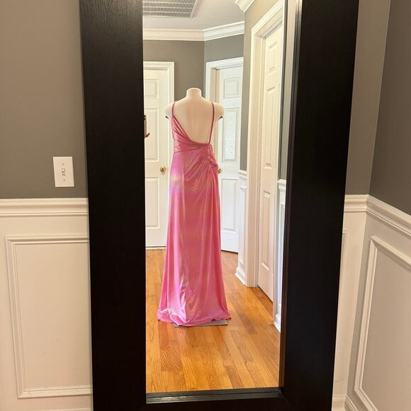 NEW NWT Retrofete Yesi Pink Maxi Dress Size Large - Picture 3 of 16